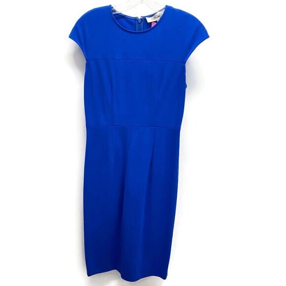 Diane Von Furstenberg Cobalt Cap Sleeve Dress - Picture 1 of 3